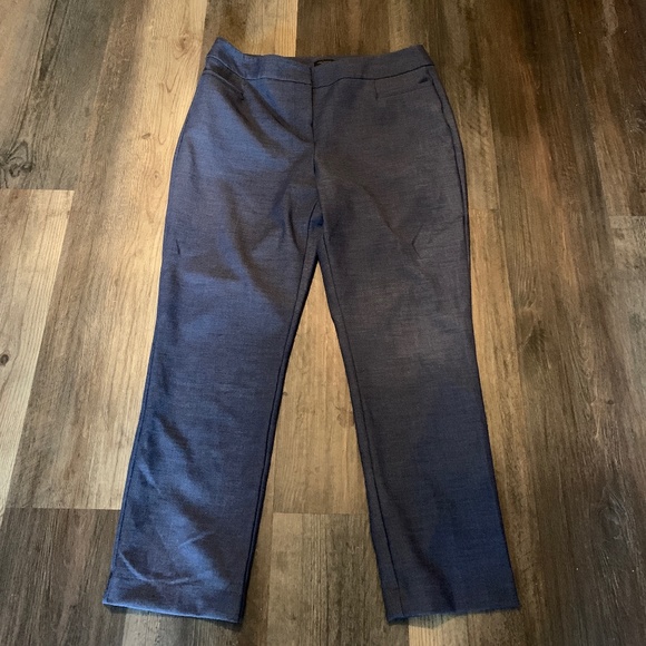 Ann Taylor factory blue grey ankle‎ trousers. Worn about 3x - Picture 1 of 4